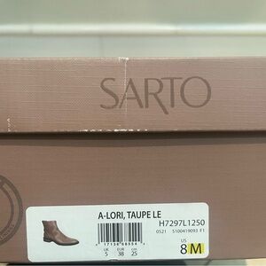 Franco Sarto Taupe Ankle Boots